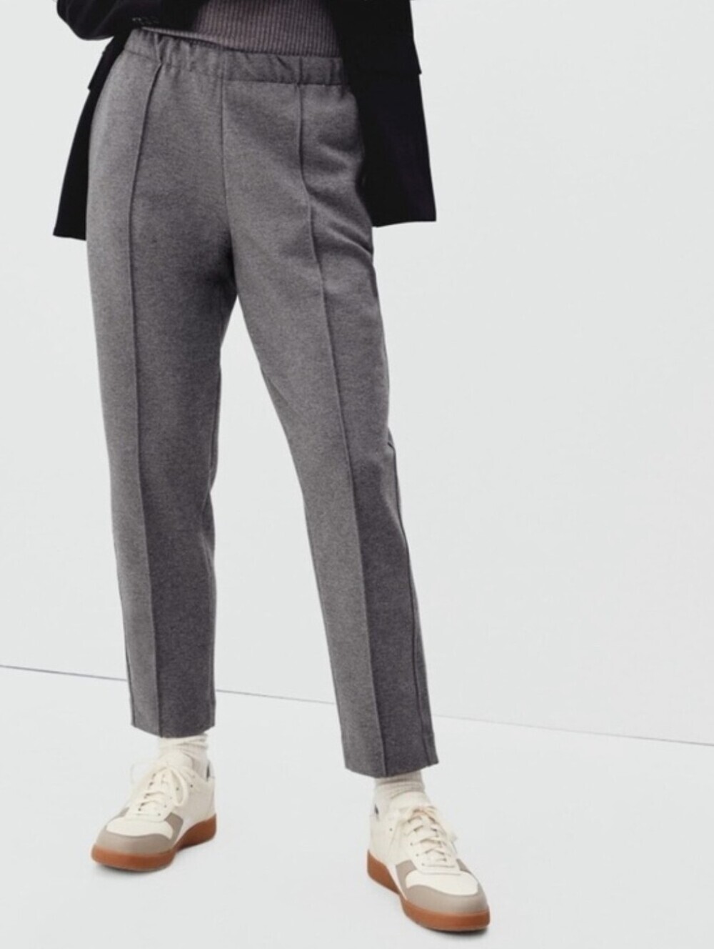 Everlane the Dream pant heathered gray M drawstrings
